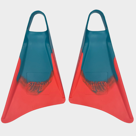 Stealth S1 Soft Fins Sea Green/Orange
