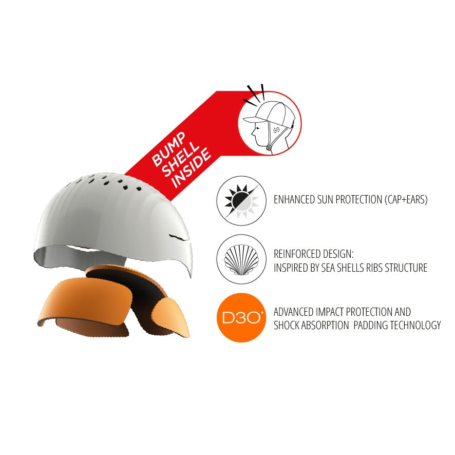 WIP Surf Cap Bump Shell Grey