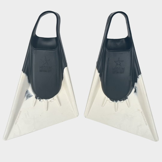 Stealth S2 Fins Black/White