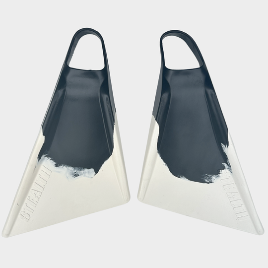 Stealth S2 Fins Black/White