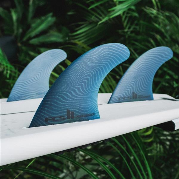 FCS II Performer Neo Glass Eco Tri Surfboard Fins
