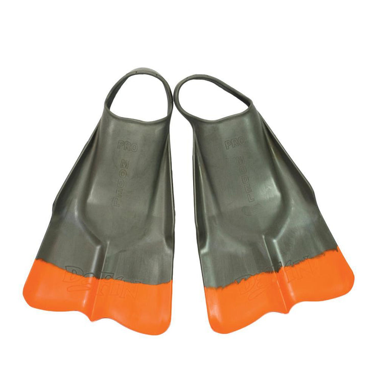 DaFin Classic Grey Orange Bodyboard Fins