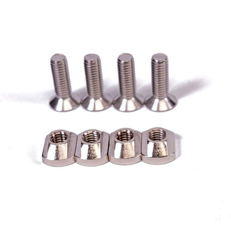 M8 T Nut Sliders x4 with T40 Bolts